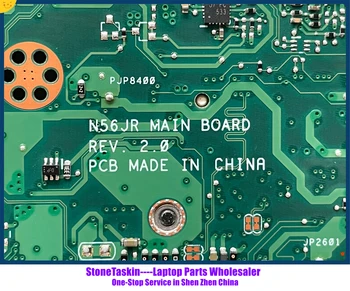 StoneTaskin Original para ASUS Rog G56JK N56JK N56JR Laptop placa-mãe REV2.0 placa-Mãe SR15G I5-4200H DDR3 100% Testado