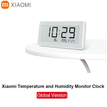 Xiaomi Inteligente de Temperatura e Umidade do Monitor de Clock Pro BT 4.0 sem Fio Smart Elétrico, Relógio Digital LCD de Ferramentas de Medição de Temperatura