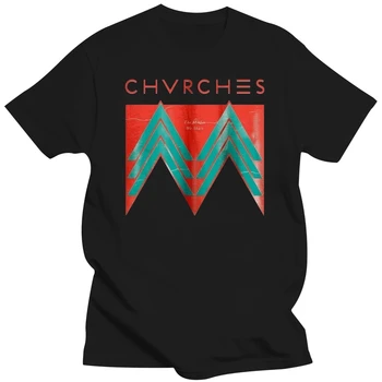 CHVRCHES Banda Escócia Synthpop Banda T-shirt de Algodão da Marca 100% Novo