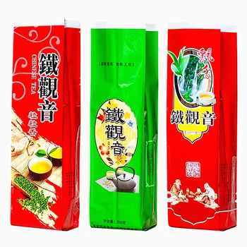 250g China TieGuanYin Chá Oolong Conjunto de Vácuo, Sacos de Plástico Anxi Empate Guan Yin Chá Verde Recicláveis Compressão do Saco da Embalagem