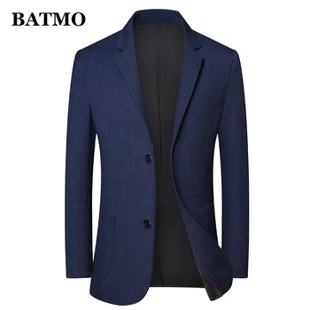 BATMO 2020 novas chegada da primavera azul casual cinza blazer homens,os homens de azul marinho manta casuais, jaquetas,903