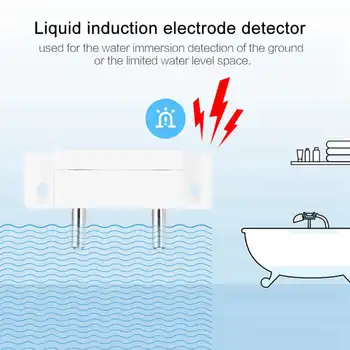 O Nível de água do Sensor de Vazamento de Inundação, Fuga de Líquido da Sonda do Detector de Alarme para Casa Farm de Segurança
