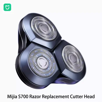 Original 2021 mais Recentes Mijia máquina de Barbear Eléctrica S700 Substituição da Cabeça de Cabeça de Cortador de Cerâmica Anti-corrosão, Desgaste-Resistente