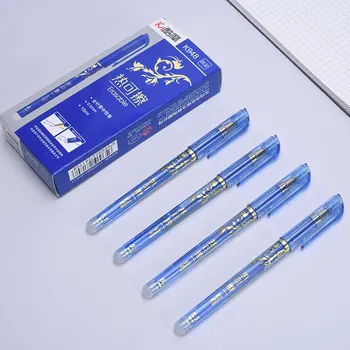 Apagável Gel Gens0.5mm Preto Azul Estudante Papelaria Assinatura Caneta Atrito Apagar as crianças Canetas, lápis, canetas Kawaii
