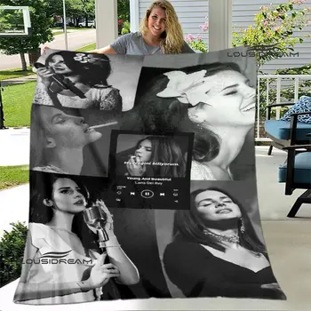 Lana Del Rey Moda impresso cobertor fino cobertor Macio e confortável cobertor de Casa, viajar o cobertor da cama forros de presente de aniversário
