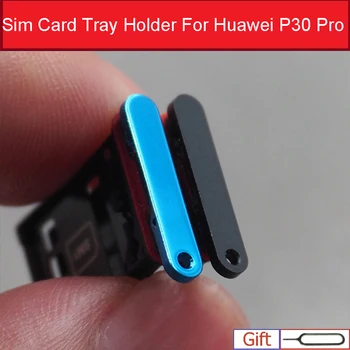 Bandeja do Cartão SIM do Soquete Para Huawei P30 Pro P30Pro VOG-AL00/AL10 VOG-L09/L29 Leitor de cartões Micro SD Slot para Placa de Suporte de Peças de Reparo