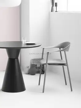 Nordic Moderna Casa Simples Cadeira De Jantar Café, Chá, Leite, Loja, Escritório De Vendas Negociação Cadeira Cadeira De Escritório