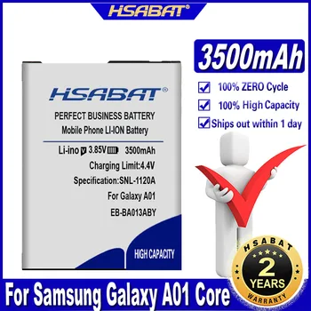 HSABAT EB-BA013ABY 3500mAh Bateria para Samsung Galaxy A01 Núcleo Autêntico Baterias