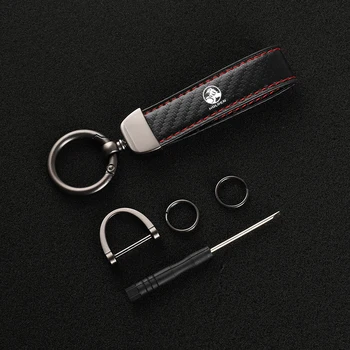 De couro, porta-chaves da viatura ferradura fivela de jóias chave de cadeia para Holden Astra Commodore Cruze Monaro Acessórios