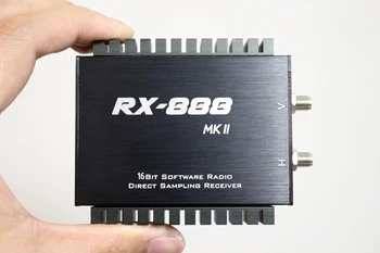 Mais recente RX888 Plus RX-888 MKII SDR Rádio Receptor SDR Presunto Receptor de Rádio LTC2208 16Bit ADC Amostragem Direta R828D 3.0.5 ppm VCXO