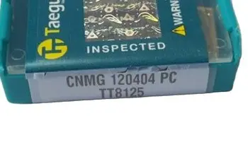 ORIGINAL 10PCS CARBONETO DE INSERIR CNMG 120404 PC TT8125B