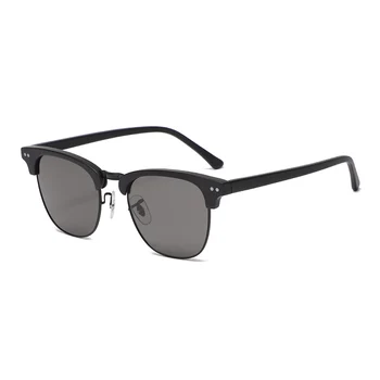 A marca de Óculos de sol Polarizados alta qualidade da Lente UV400 Homens Vintage Moldura de Alumínio de Óculos de Sol Óculos de proteção Óculos de Acessórios Para o sexo Masculino