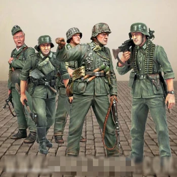1/35 Modelo de Resina Figura GK, tema Militar ，Desmontado e sem pintura, kit