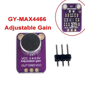 GY-MAX4466 Amplificador de Microfone Eletreto Sensor com Ganho Ajustável