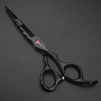 6 polegadas profissional de cabeleireiro tesoura Japão 440C afiada tesoura de cabeleireiro barbeiro salão de cisalhamento