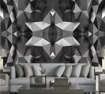 wellyu обои papel de parede Personalizado papel de parede Simples e geométricas a linha praça TV sofá na parede do fundo pintura decorativa mural