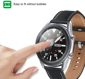 Vidro Samsung Galaxy Watch 3 45mm 41/46mm/42mm Engrenagem S3 Fronteira/S2/Esporte 3D Filme em HD Active 2 44mm 40mm Protetor de Tela
