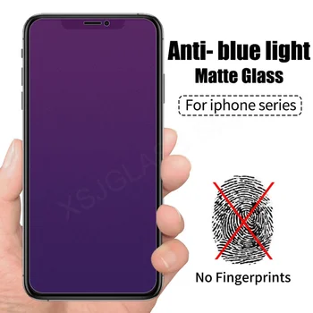 Para iphone3PS Luz 9H Vidro Temperado Para iPhone 11 12 Pro Max 6 S 7 8 Plus X XR X S Max Protetor de Tela Olhos de Cuidados de Vidro