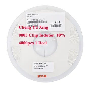 0805 Chip Indutor 180NH 10% de CDR:400mR 250mA4000pcs 1 Bobina