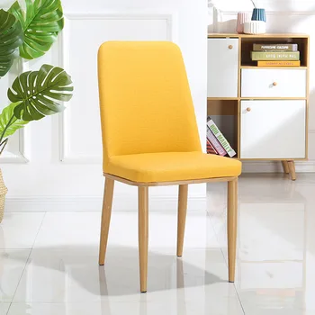 Designer de Cozinha Cadeira de Jantar Quarto de Metal dourado Cômoda Cadeira de Jantar Moderna de Design de Luxo Silla Comedor de Móveis da Casa WK50DC