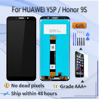 5.45 polegadas para o Huawei Honor 9S DUA-LX9 monitor LCD touch screen digitalizador assembly para Huawei Y5P 2020 monitor LCD bezel