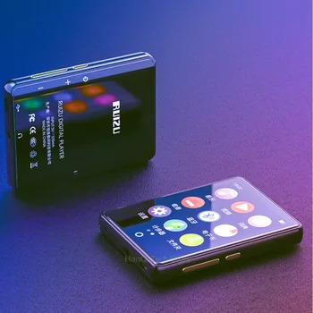 RUIZU M7 Bluetooth MP3 MP4 Player Com alto-Falante sem Perdas, Aparelhagem hi-fi de Música MP3 Player Suporte de Rádio FM, Gravador de E-Book para Cartão TF