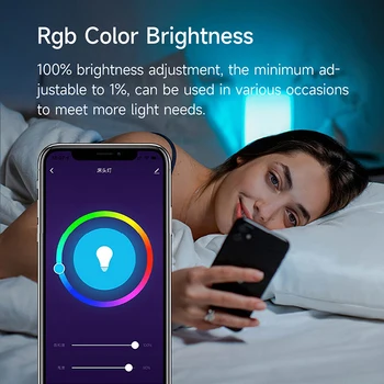 Smart LED de Luz de Controlo Táctil Noite de Luz da Mudança da Cor do RGB Inteligente de Iluminação Home Quarto-de-Cabeceira Lâmpada de Trabalhar com Tuya App