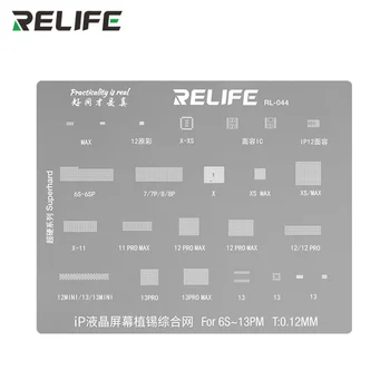 Relife RL-044 Tela de Toque IC rede de Protecção para Iphone 11 12 13 Pro Max Display Touch IC Reestruturação Proteger a Malha de Aço