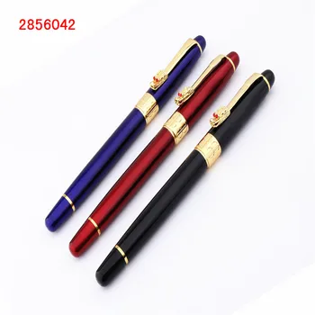 Luxo, qualidade 7053 China Oriental dragão canetas de Tinta de Cor Brilhante do escritório de Negócios de Médio Ponta de Caneta-tinteiro Novo