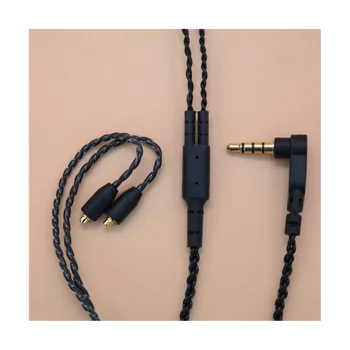 3.5 mm MMCX Cabo para SE215 SE315 SE535 SE846 Fones de ouvido Dispositivos de Áudio Fios