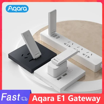 Aqara E1 Hub Inteligente Gateway Zigbee 3.0 USB wi-Fi Relé de Controle Remoto de Toda a Casa, Sistema Home Esperto Mijia HomeKit