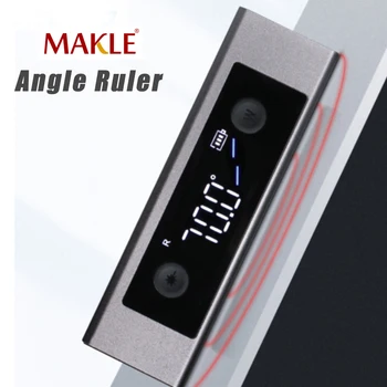 MAKLE Duplo laser ângulo do projetor decoração de mão variando de alta precisão, tela de LED digital ângulo de visualização da régua