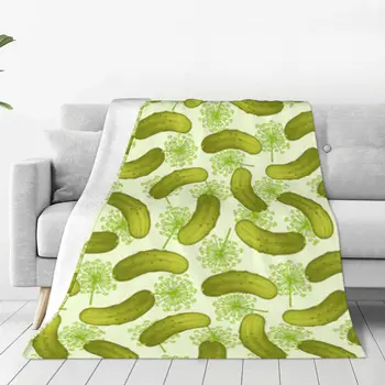 Picles de Tecido de Lã Macia Jogar Cobertor Quente e Aconchegante para Todas as Estações Confortável Microfibra Manta para Sofá, Sofá-Cama 40