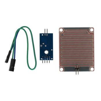 Alta Sensibilidade Chuva Módulo 3.3-5V Pequena Placa do PWB para a Condição de Tempo de Monitorização 1.2x0.5em Gota de chuva Sensor de Detecção de