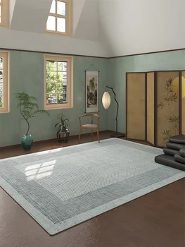 Moderno e minimalista grande área de sala de estar, carpete novo Chinês luz cor de design retro de luxo quarto, tapete decoração de casa ковер 양탄자 IG