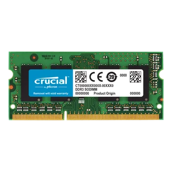 Crucial DDR3L Memória RAM de 4GB DDR3L-1600 SODIMM 1.35 V CT51264BF160B