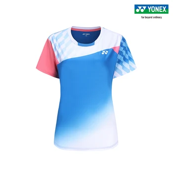 Desporto t-shirt de tênis Yonex roupa seca rápido, badminton Jersey de manga curta homens mulheres verão 110093BCR