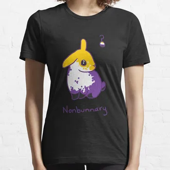Original Nonbunnary T-Shirt, camisas de treino para as mulheres anime verão tops mulher t-shirt