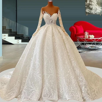 O link de pagamento para o vestido de baile vestido de noiva e o véu longo