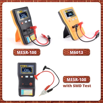 MESR-100/M6013 ESR Capacitância de Ohm Metro de Medição Profissional de Capacitância Resistência do Capacitor do Circuito Testador de Capacitor Testador