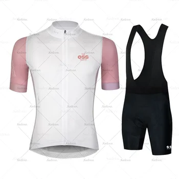 ciclismo jersey de manga curta definir 2023 Oss moto desgaste de verão, homens MTB Respirável bicicleta Vestuário terno Hombre Maillot ciclismo Kit