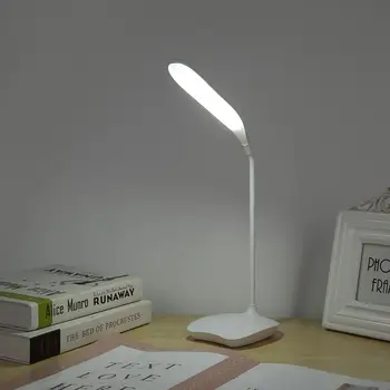 USB Recarregável LED, Lâmpada da Tabela do Quarto Leitura Candeeiros de Secretária Toque Dimmable Dobrável Luz da Noite para o Escritório de Estudantes de Estudo de Cabeceira
