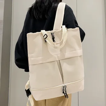 Impermeável, nylon Mulheres mochila da escola para meninas sacos de grande capacidade de viajar feminino ombros saco mochila Mochila mochila de faculdade tote