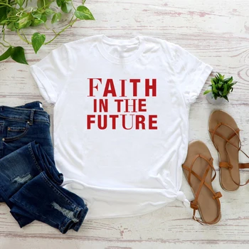 A fé No Futuro Tour 2023 Merch T-shirt da Turnê Mundial de Presente para Homens, Mulheres Manga Curta Streetwear Tshirt Fãs de Presente a Camisa Topo
