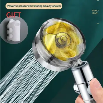 Hélice De Água Do Chuveiro De Verão Cabeça Em 360 Graus De Rotação Chuveiro De Alta Pressão Com Ventilador De Cabeça Acessórios De Banheiro