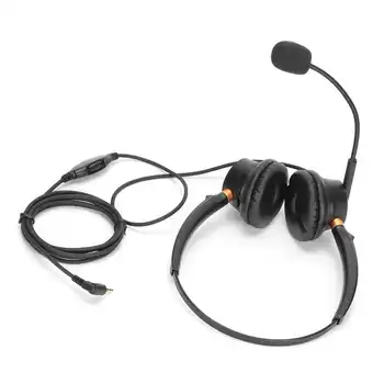 audifono auriculares de Negócios Fone de ouvido de 2,5 mm de Negócios Auricular Mãos‑Livres de Telefone, Fone de ouvido com Cancelamento de Ruído de Microfone e