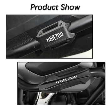 Moto 25mm Falha do Motor Protecção da Barra de pára-choque Decorativos Bloco Protetor Para a Yamaha XSR700 XSR 700 ABS 2015-2023 2022 2021 2020