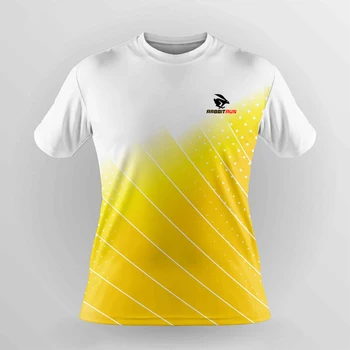 Homens do Desporto T-shirt de Secagem Rápida de Tênis de Mesa de Mulheres de Badminton Concorrência de Manga Curta Camiseta Ultra Fino e Respirável Superior