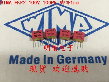 2020 venda quente 10pcs/20pcs Alemanha WIMA FKP2 100V 100PF 100V 101 100P de 0,1 nf 5% P: 5mm de Áudio capacitor frete grátis
