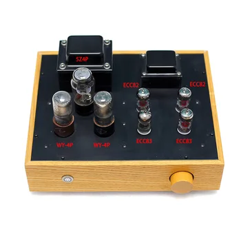 NOVO tubo Eletrônico LP de vinil de fonógrafo amplificador com vesícula biliar retificação válvula 12ax7 ECC83+12AU7 ECC82